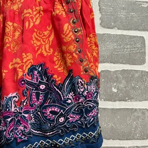 Free People San Paolo Boho Studded Embellished Drawstring Shorts Medium Festival thumbnail 4