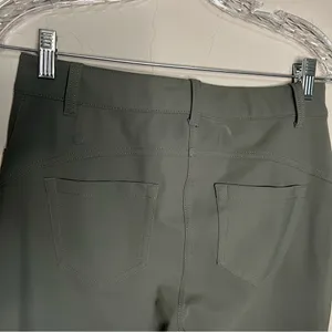 Lululemon City Sleek Slim Fit‎ 5 pocket Olive Green Pants thumbnail 8