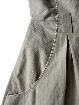 Anthropologie Brand Y2K Beaubois utility button-front mini dress thumbnail 7