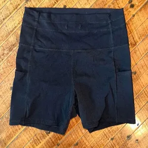 Zyia black sporty Athleisure S workout bike shorts thumbnail 1
