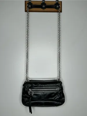 Coach Chelsea Convertible Crossbody Shoulder Bag Turnlock Flap Black F17825 thumbnail 3