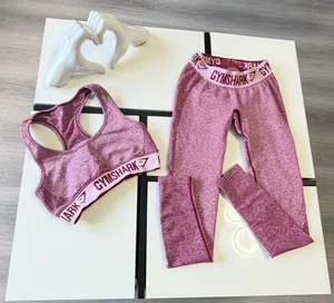 gymshark flex set in heathered maroon 🎀 size small thumbnail 5