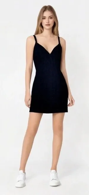 Abercrombie & Fitch Black Tweed Dress Size Small thumbnail 1