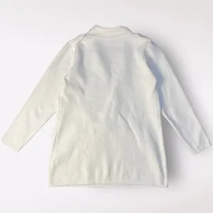 Vila Milano Women’s White Knitted Cardigan Sweater Size L‎ Minimalist Neutral thumbnail 3