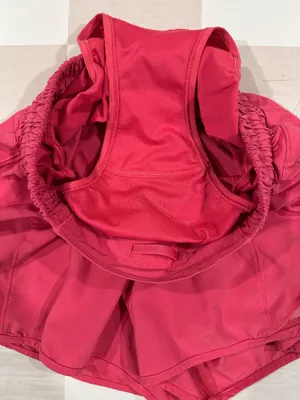 lululemon hotty hot low rise lr lined short 4” long in lip gloss 4 W7AWBT thumbnail 5