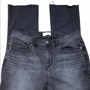 LOFT outlet size 6 Demi boot raw hem jeans thumbnail 1