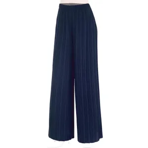 Made By Johnny Wide Leg Pleated Pants Black S/M thumbnail 6