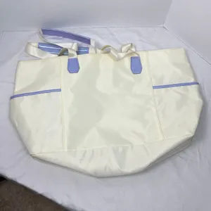 Disney 100 yrs of Music & Wonder tote bag. cream, shimmer purple. Never used thumbnail 3