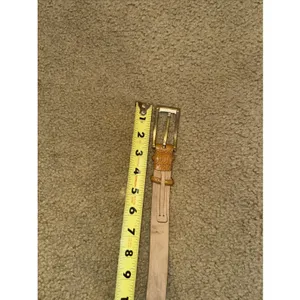 Talbots Womens Genuine Leather Belt Size XXL Brown 6336 Made In Italy thumbnail 8