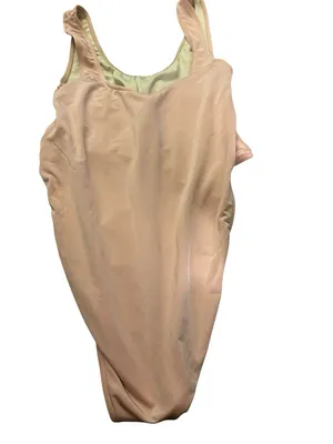 New Free People EastNWest label pink shimmer one piece swimsuit No Tie Small thumbnail 3