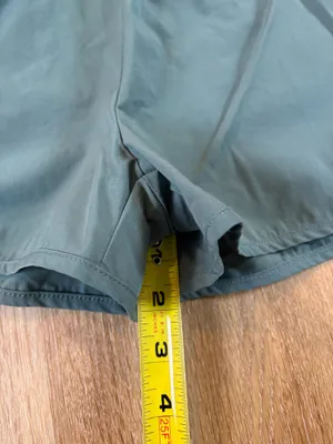 Teal Women’s Athletic Shorts thumbnail 3