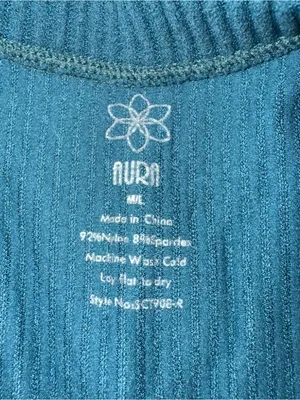 aura teal tank top Green Size M thumbnail 3