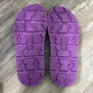 LL Bean Katahdin Flip flops sandal Purple Ocean Mesa Blue Size 9 thumbnail 4