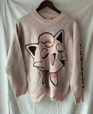 Peacebird X Pokemon Jigglypuff Sweater Unisex Size Small Chinese Exclusive thumbnail 1