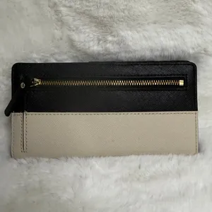 KATE SPADE New York Black Beige Bifold Wallet thumbnail 2
