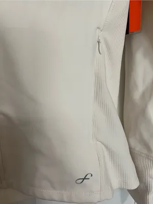 Freely By Athleta Cream Lightweight Utility Jacket thumbnail 2