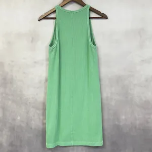 Old Navy Ribbed High Neck Mini Dress Womens L Stretch Minimal Coastal Soft‎ Girl thumbnail 4