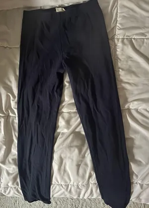 Navy Cotton Leggings Blue thumbnail 1