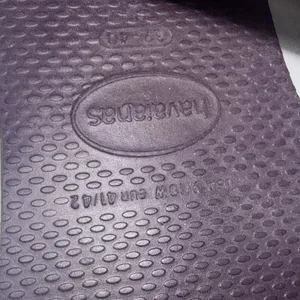 Havaianas Purple‎ Classic Leather T-Shape You Riviera Thong Sandals Size 9/10 thumbnail 3
