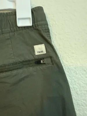 Vuori Ripstop Wide-Leg Pants Army Women’s Green XS Cropped Drawstring thumbnail 5