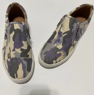 Dolce Vita Camouflage Slip-On zip side Sneakers Purple Gray women’s Size 7 camo thumbnail 1