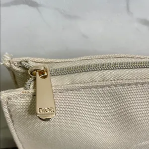 Christian Dior Cream Canvas Pouch thumbnail 6