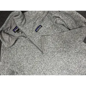 Better Sweater PATAGONIA 1/4 Zip‎ Fleece Lined Knit Heather Grey Small Gorpcore thumbnail 2