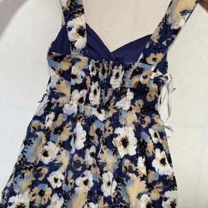 LULUS Sunny Attraction Navy Floral Bustier Mini Dress S thumbnail 7