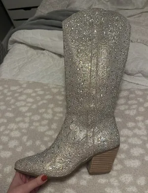 Rhinestone cowboy boots thumbnail 1