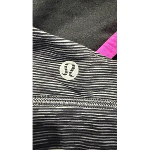 Lululemon All Sport Bra Space Dye Black Pink Strappy Back Size 6 LW2DDXS thumbnail 4
