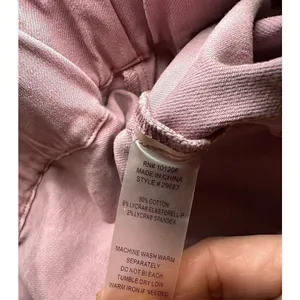 Soft Surroundings Pull On Skinny‎ Jeans Snap Buttons Pink Sz M thumbnail 8