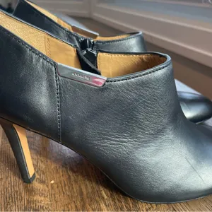 NWT Coach Black Heels/Booties with zipper - Size 7.5 thumbnail 2