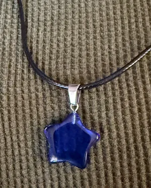 Handmade Blue Star Pendant Necklace - Brand thumbnail 1