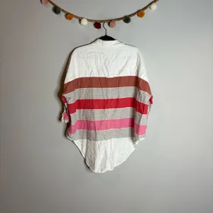 Anthropologie Holding Horses Monroe Striped Button Down Oversized Blouse thumbnail 6