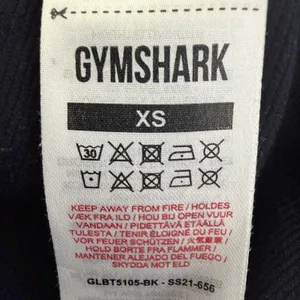 Gymshark Recess Joggers Womens XS Black White Piping Pockets Stretch GLBT5105 thumbnail 13
