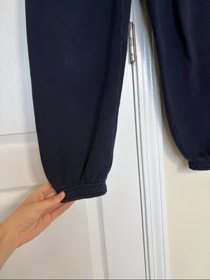 Aritzia Sweatfleece Mega Fit Cozy Jogger Sweatpants size XS navy blue thumbnail 6