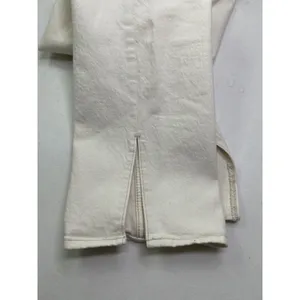 Abercrombie & Fitch 90's Straight Ultra High Rise Off White Jeans in Size 31/12R thumbnail 8