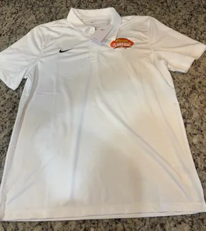 Nike Reese Senior Bowl White Polo Size L thumbnail 1