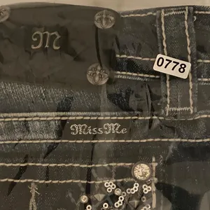 New Miss Me Jeans Women’s Size 26 skinny Denim Embellished flap Pockets‎ thumbnail 13