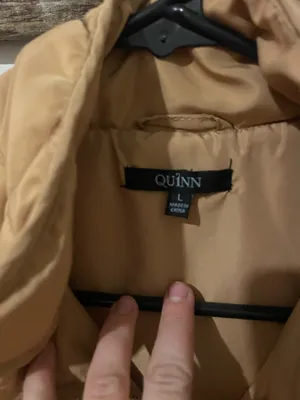 Quinn Camel/Tan Quilted Vest Tan Size L thumbnail 2