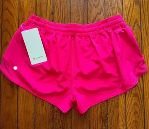 Lululemon Hotty Hot Low Rise Short 2.5” Mulberry Spark Size 12 NWT thumbnail 1