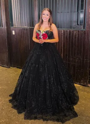 Prom Dress Black thumbnail 1