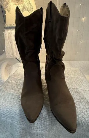 Target Brown Heeled Boots for Women thumbnail 1