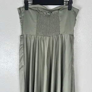 NEW BHLDN Strapless Convertible Stretch Maxi Gown Formal Dress Womens Sz 8 Green thumbnail 7