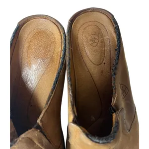 Ariat Mendocino Tassel Dark Aged Shoes Clogs Women's 8B Leather Slip-on thumbnail 10