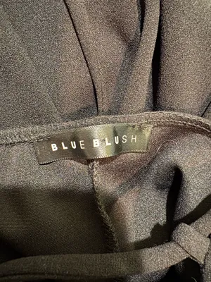 Blue Blush Black Mini Dress thumbnail 3