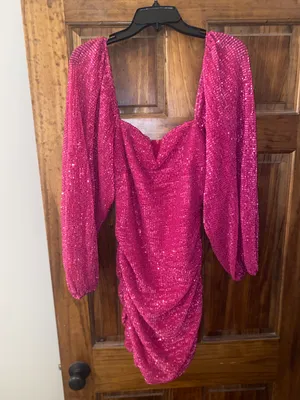 Altard State Pink Sequin Dress thumbnail 2