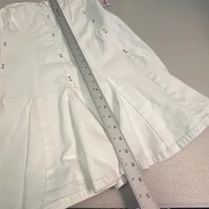 Wild Fable White Studded Strapless Denim Mini Dress Corset Style 25WFDR011 Large thumbnail 6