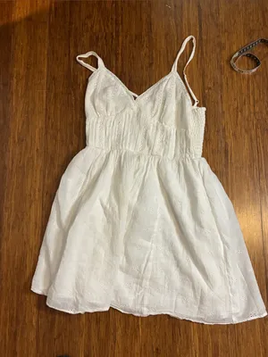 american Eagle white dress size xs thumbnail 1
