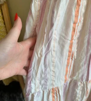 Time and Tru Women's Striped Flutter Sleeve Dress Size XXL thumbnail 6